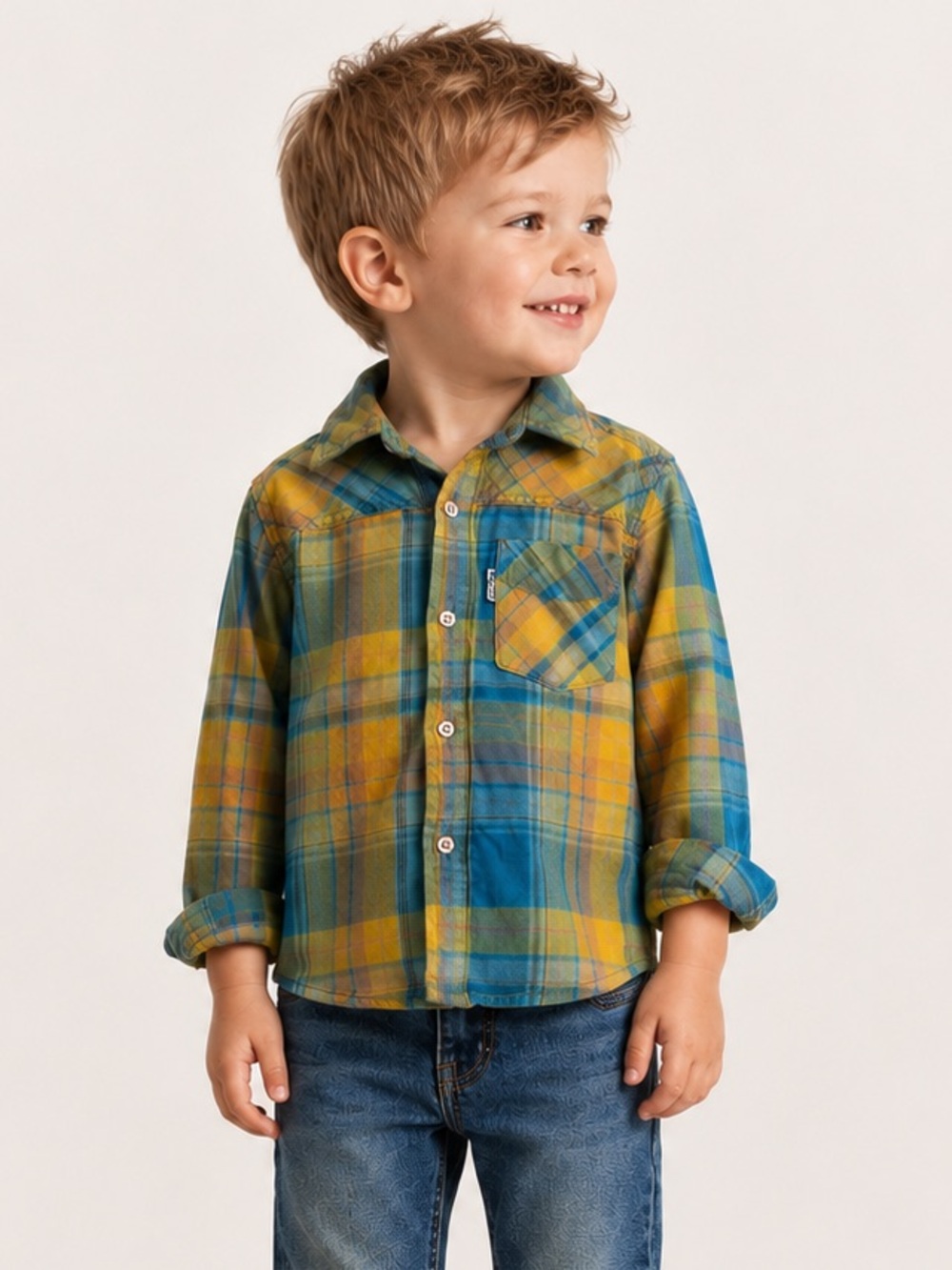 Levi’s Plaid Button Up Shirt 2T Cotton Toddler